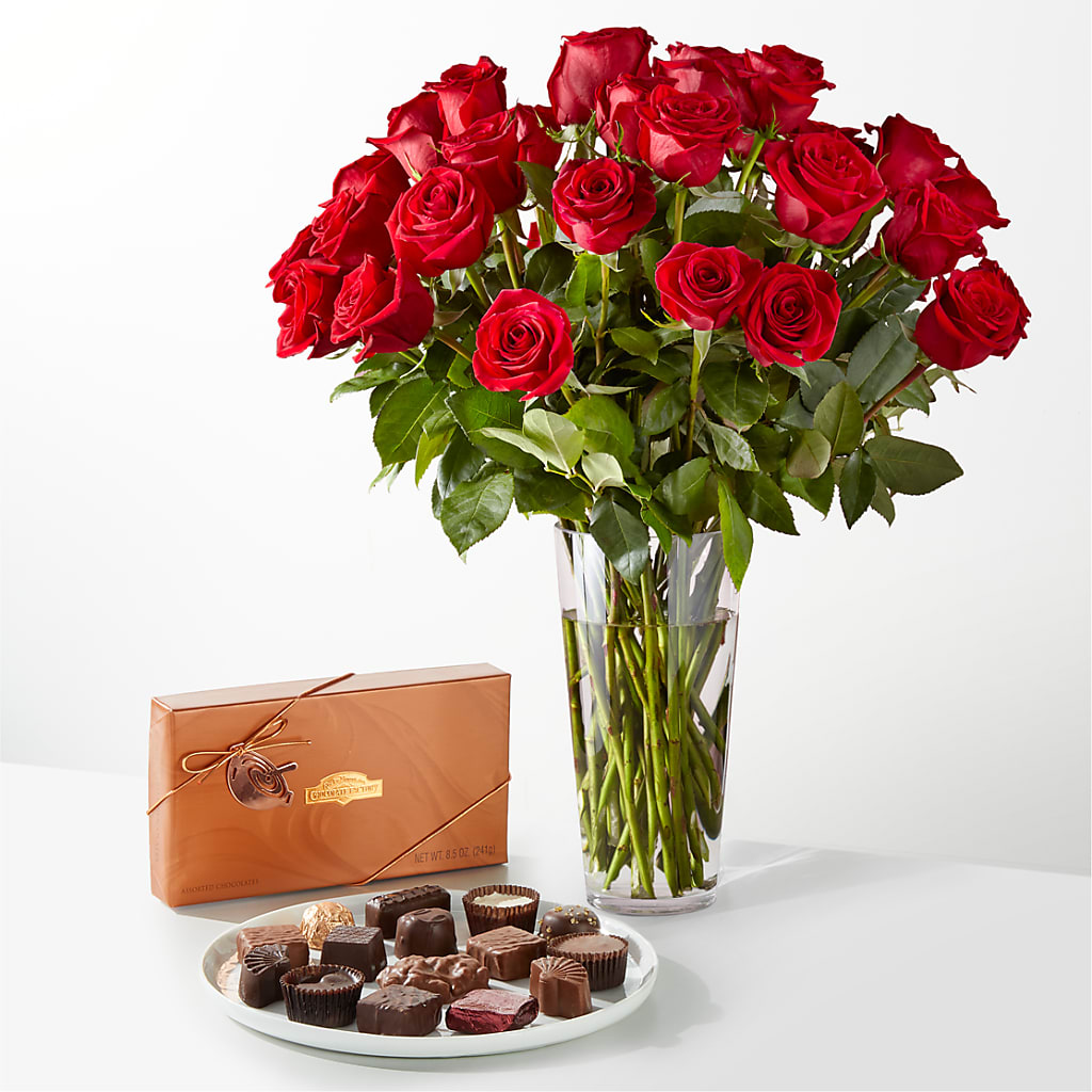 Romantic Long Stem Red Rose Bouquet Bundles – Minish And Potts Llc, Crestwood KY