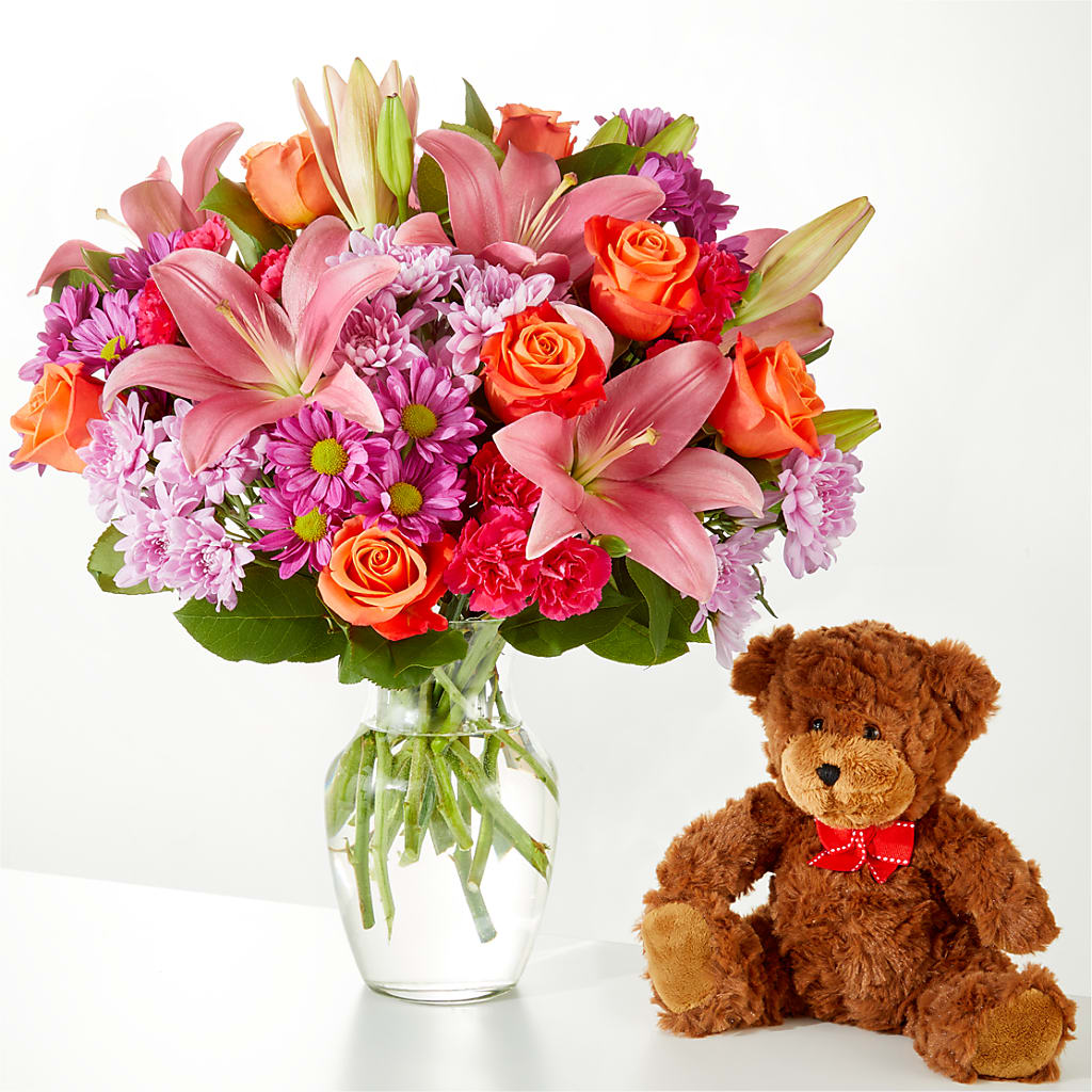 One and Only Bouquet and Bear Bundle – Minish And Potts Llc, Crestwood KY