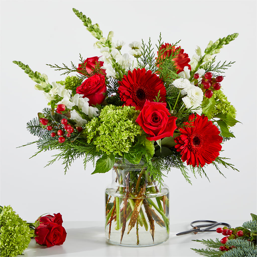 Merry Moment Bouquet – A Florist Original – Minish And Potts Llc, Crestwood KY