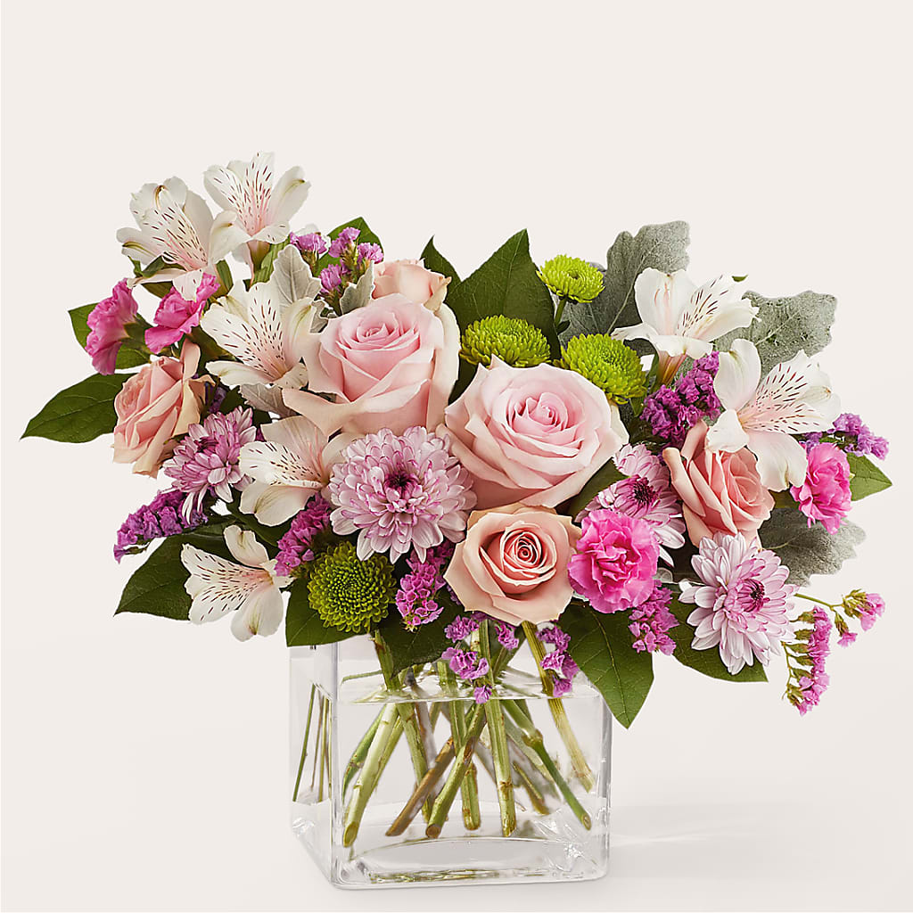 Pink Suede Bouquet – Minish And Potts Llc, Crestwood KY
