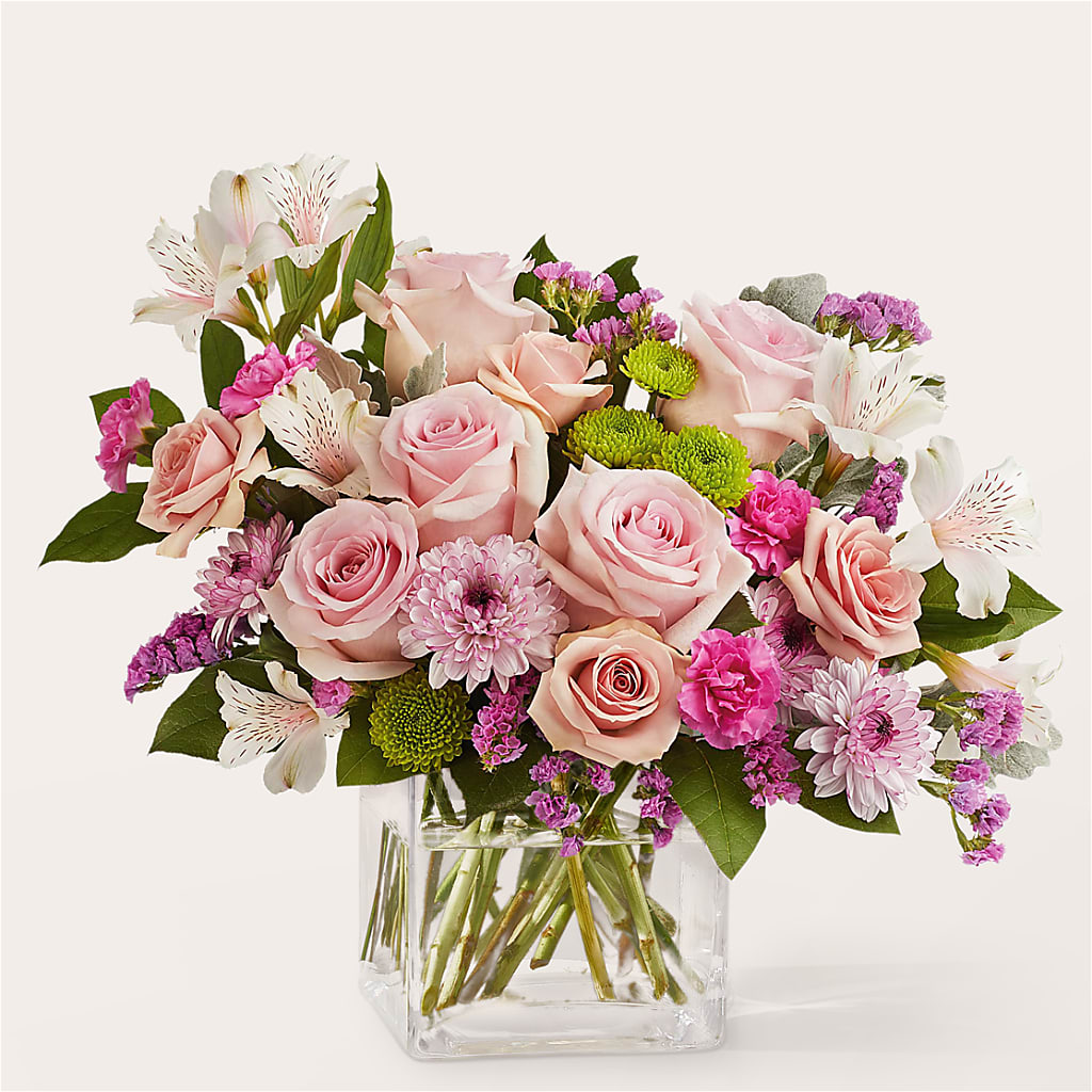 Pink Suede Bouquet – Minish And Potts Llc, Crestwood KY