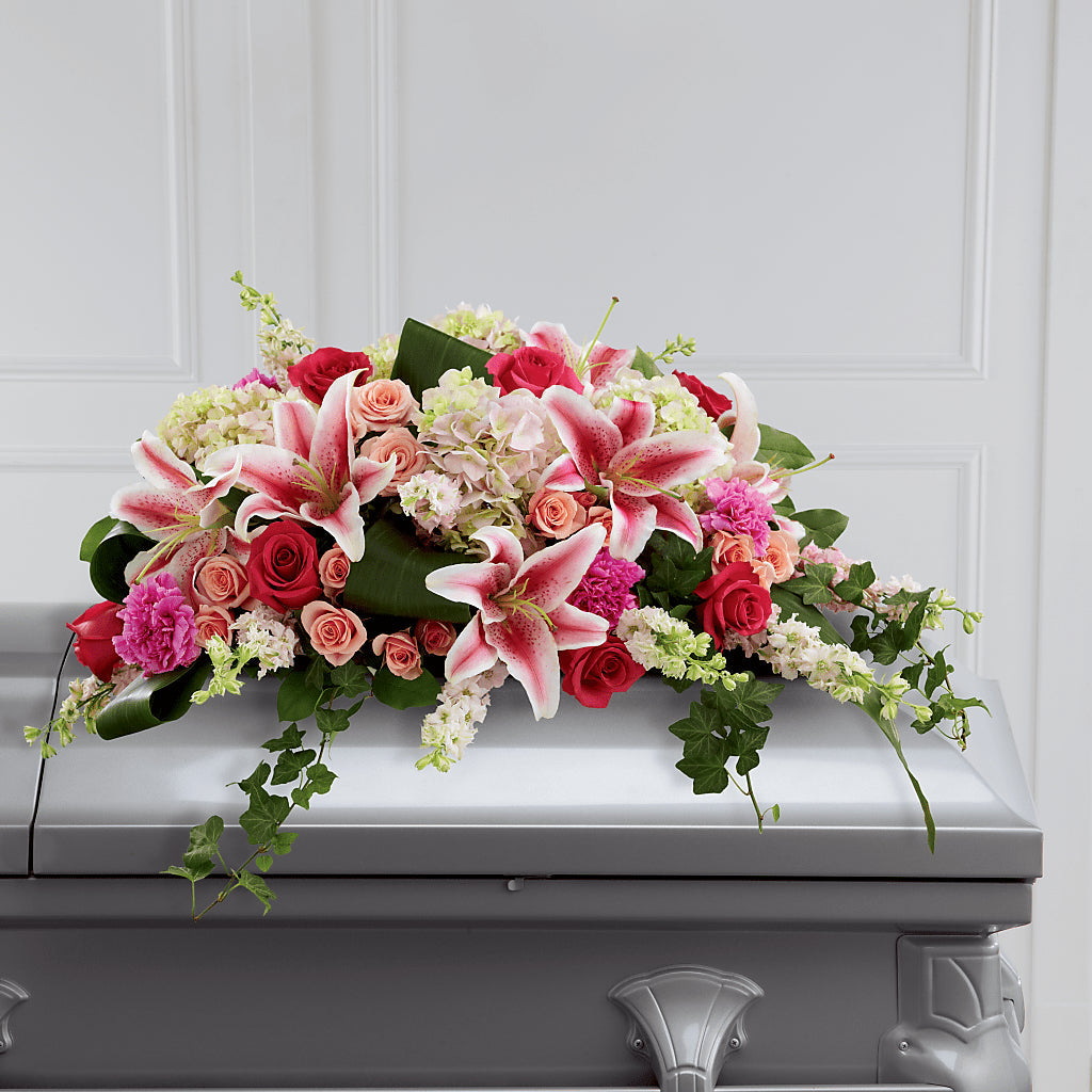 Splendid Grace Casket Spray – Minish And Potts Llc, Crestwood KY