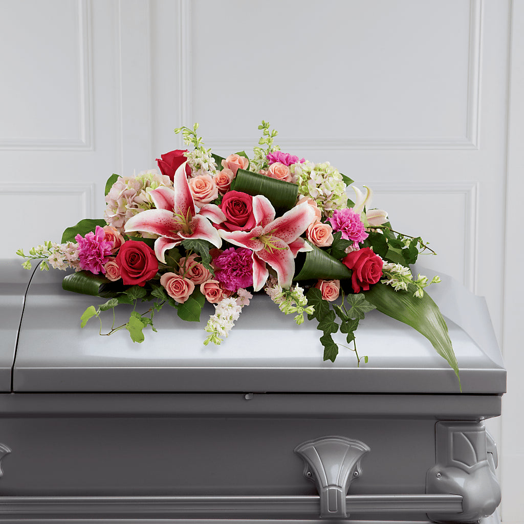 Splendid Grace Casket Spray – Minish And Potts Llc, Crestwood KY
