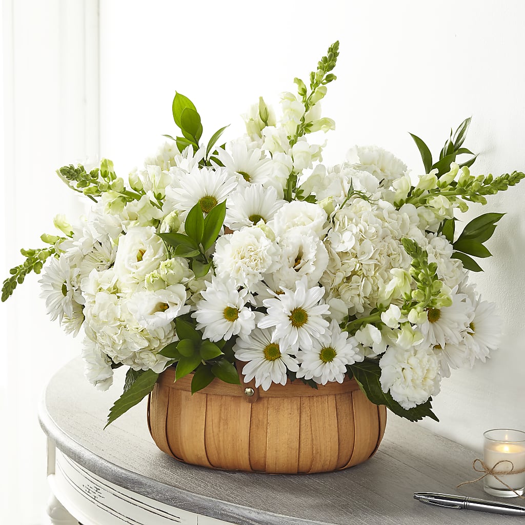 Pure Ivory Basket – Minish And Potts Llc, Crestwood KY