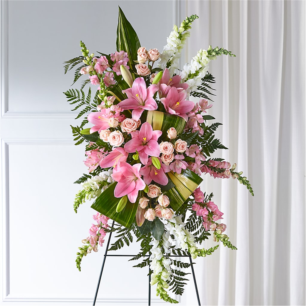Elegant Embrace Standing Spray – Minish And Potts Llc, Crestwood KY