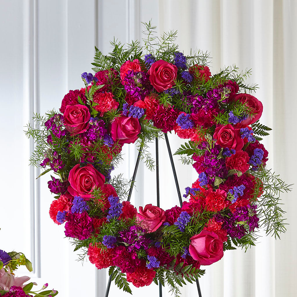Calming Colors Wreath – Minish And Potts Llc, Crestwood KY