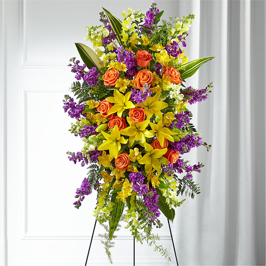 Thoughtful Prayers Standing Spray – Minish And Potts Llc, Crestwood KY