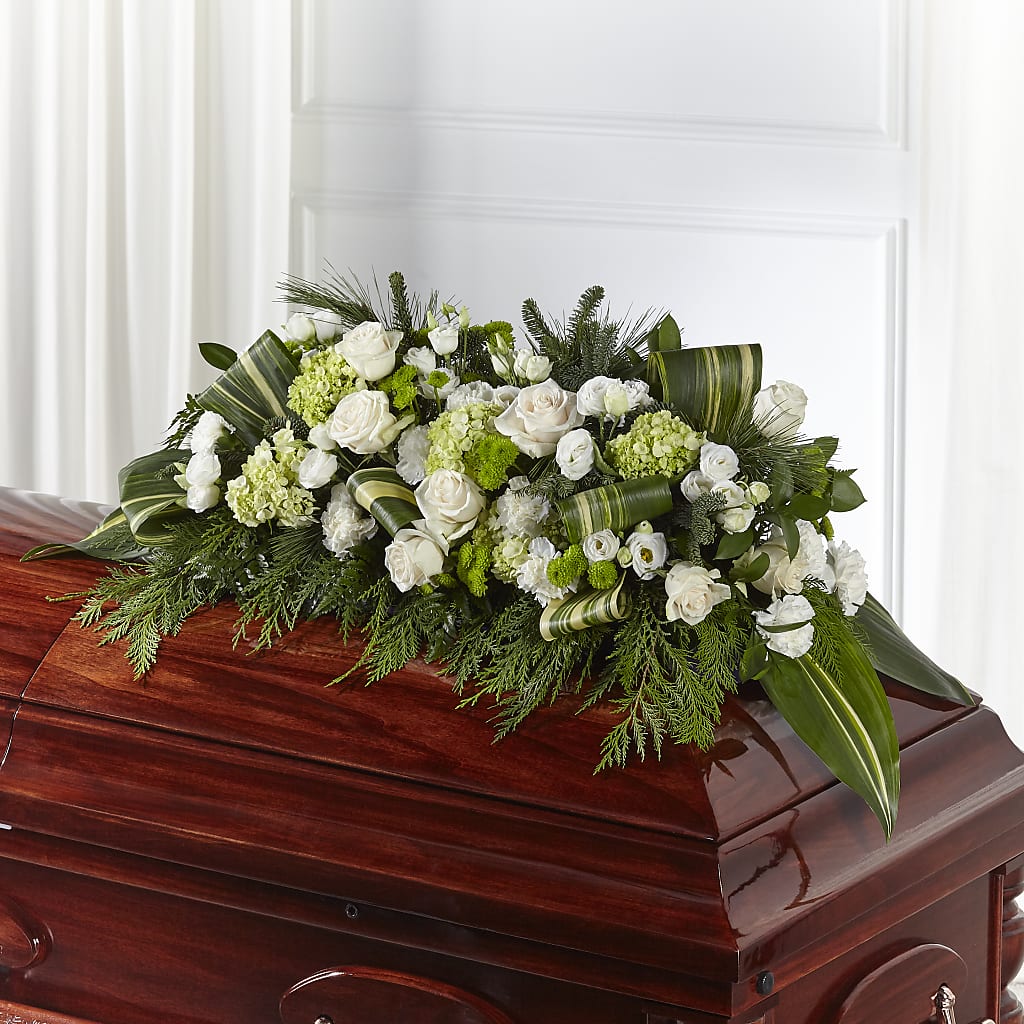 Hopeful Gesture Casket Spray – Minish And Potts Llc, Crestwood KY