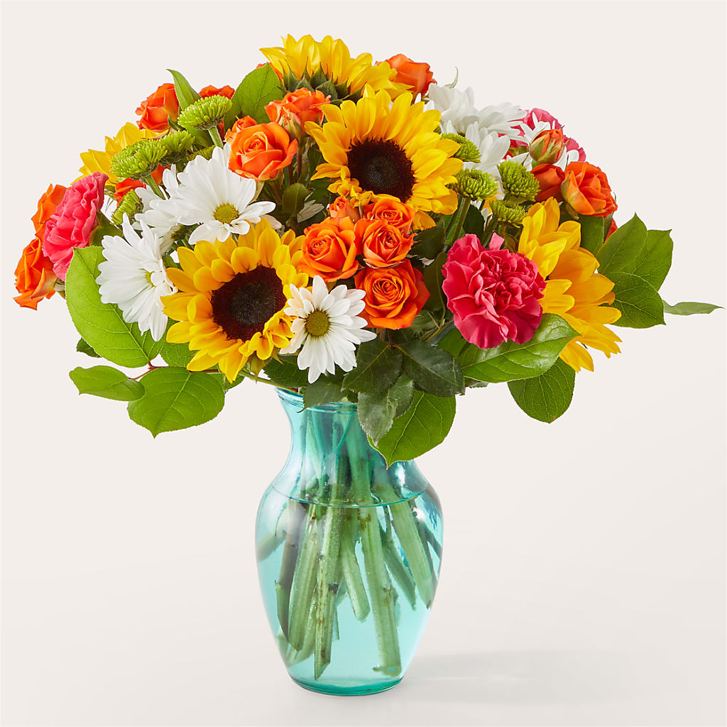 Sun-drenched Blooms Bouquet – Minish And Potts Llc, Crestwood KY