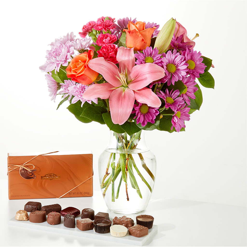 One and Only Bouquet and Chocolate Bundle – Minish And Potts Llc, Crestwood KY