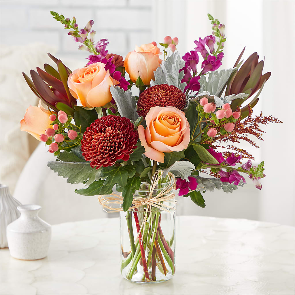 Moody Hues Bouquet – Minish And Potts Llc, Crestwood KY