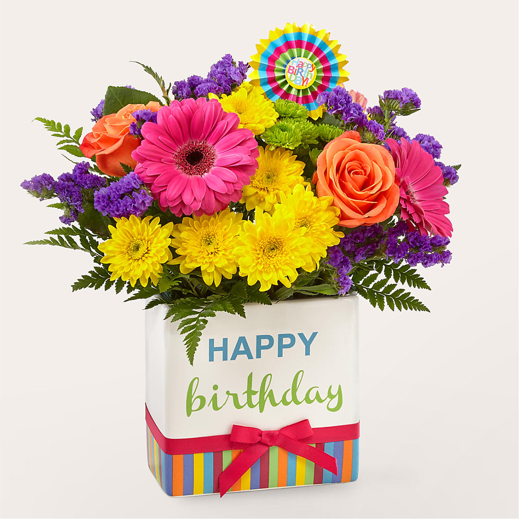 Birthday Brights Bouquet –  Minish And Potts Llc, Crestwood KY