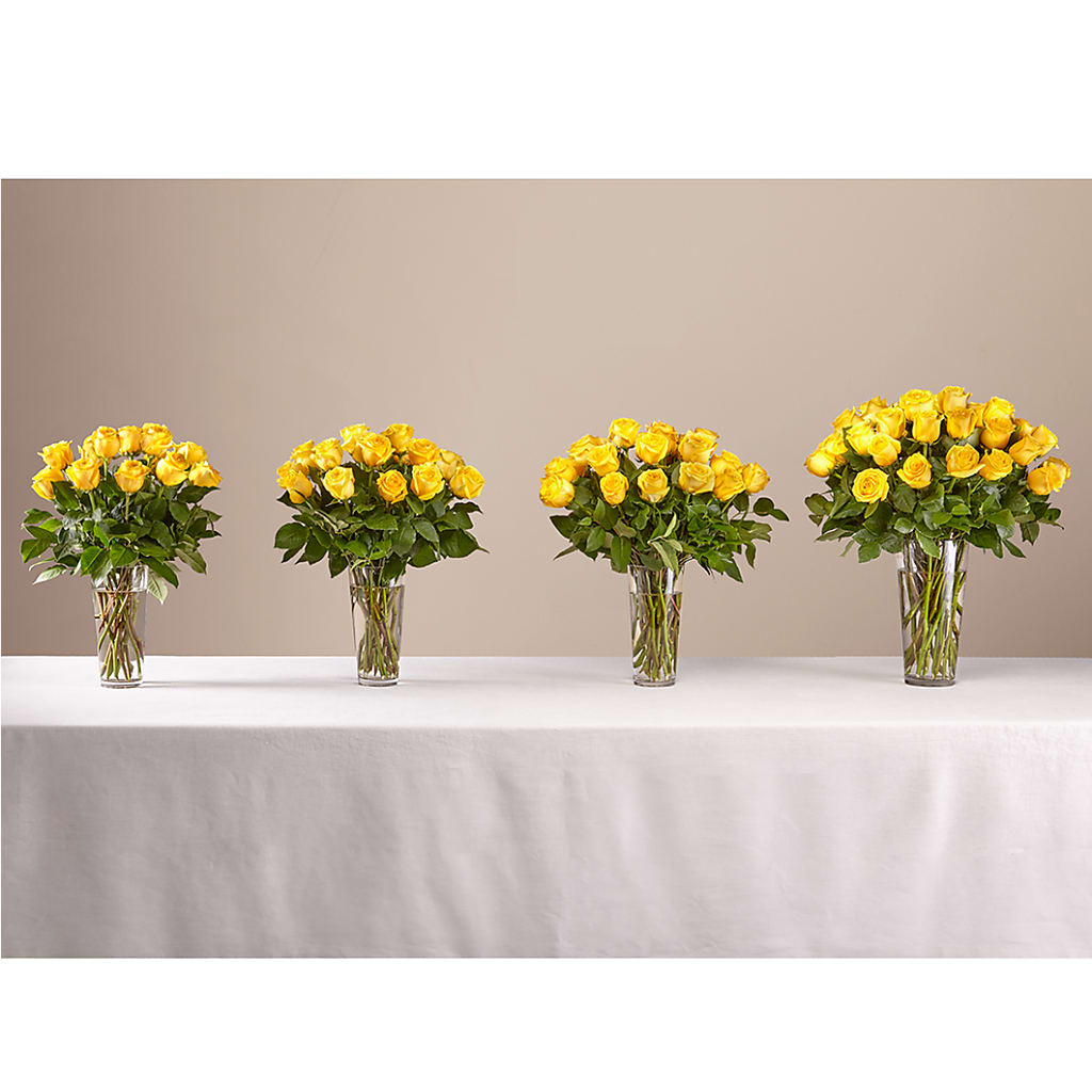 Long Stem Yellow Rose Bouquet –  Minish And Potts Llc, Crestwood KY