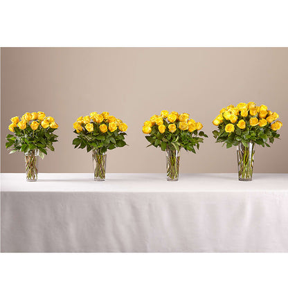 Long Stem Yellow Rose Bouquet –  Minish And Potts Llc, Crestwood KY