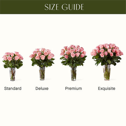 Long Stem Pink Rose Bouquet –  Minish And Potts Llc, Crestwood KY