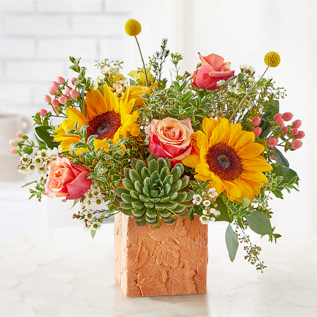 Sunflower Season Bouquet –  Minish And Potts Llc, Crestwood KY