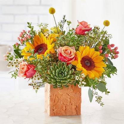 Sunflower Season Bouquet –  Minish And Potts Llc, Crestwood KY