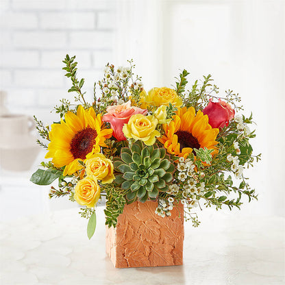 Sunflower Season Bouquet –  Minish And Potts Llc, Crestwood KY