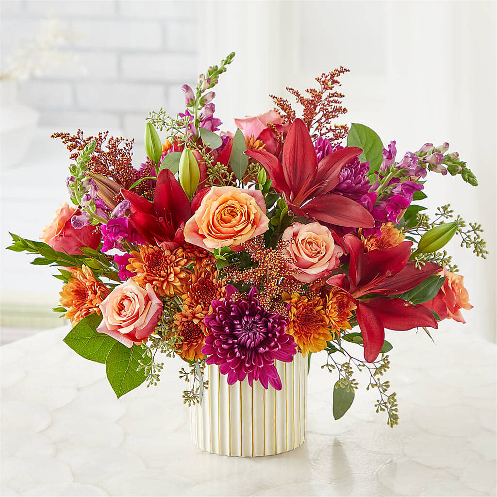 Burgundy Landscape Bouquet –  Minish And Potts Llc, Crestwood KY