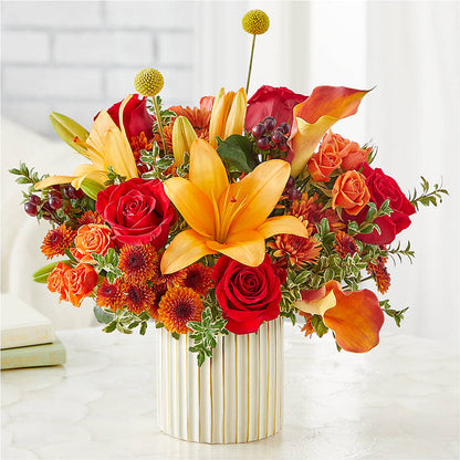 Scarlet Skies Bouquet –  Minish And Potts Llc, Crestwood KY