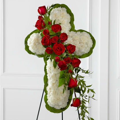 Floral Cross Easel –  Minish And Potts Llc, Crestwood KY