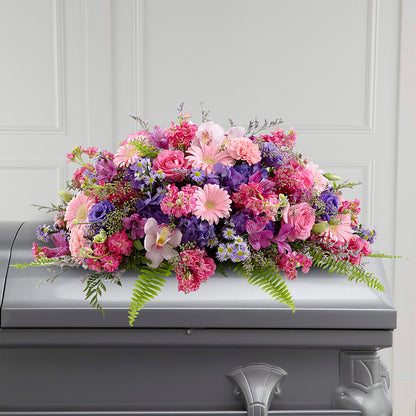 Glorious Garden Casket Spray –  Minish And Potts Llc, Crestwood KY
