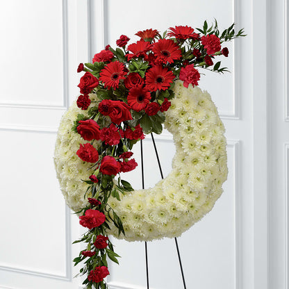 Graceful Tribute Wreath –  Minish And Potts Llc, Crestwood KY