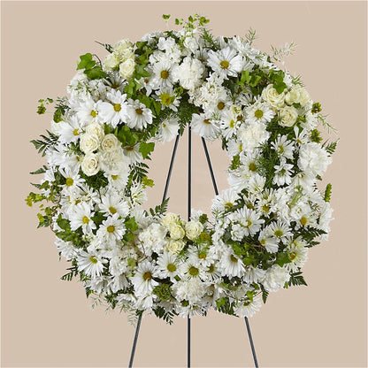 Faithful Wishes Wreath –  Minish And Potts Llc, Crestwood KY