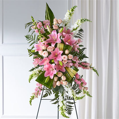 Elegant Embrace Standing Spray –  Minish And Potts Llc, Crestwood KY