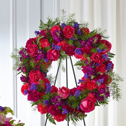 Calming Colors Wreath –  Minish And Potts Llc, Crestwood KY