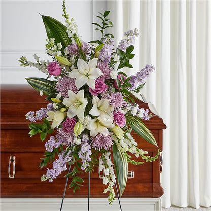 Grateful Hearts Standing Spray –  Minish And Potts Llc, Crestwood KY