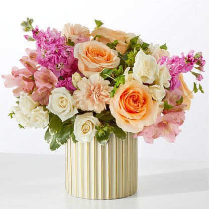 Paradise Bouquet with Ivory Vase –  Minish And Potts Llc, Crestwood KY