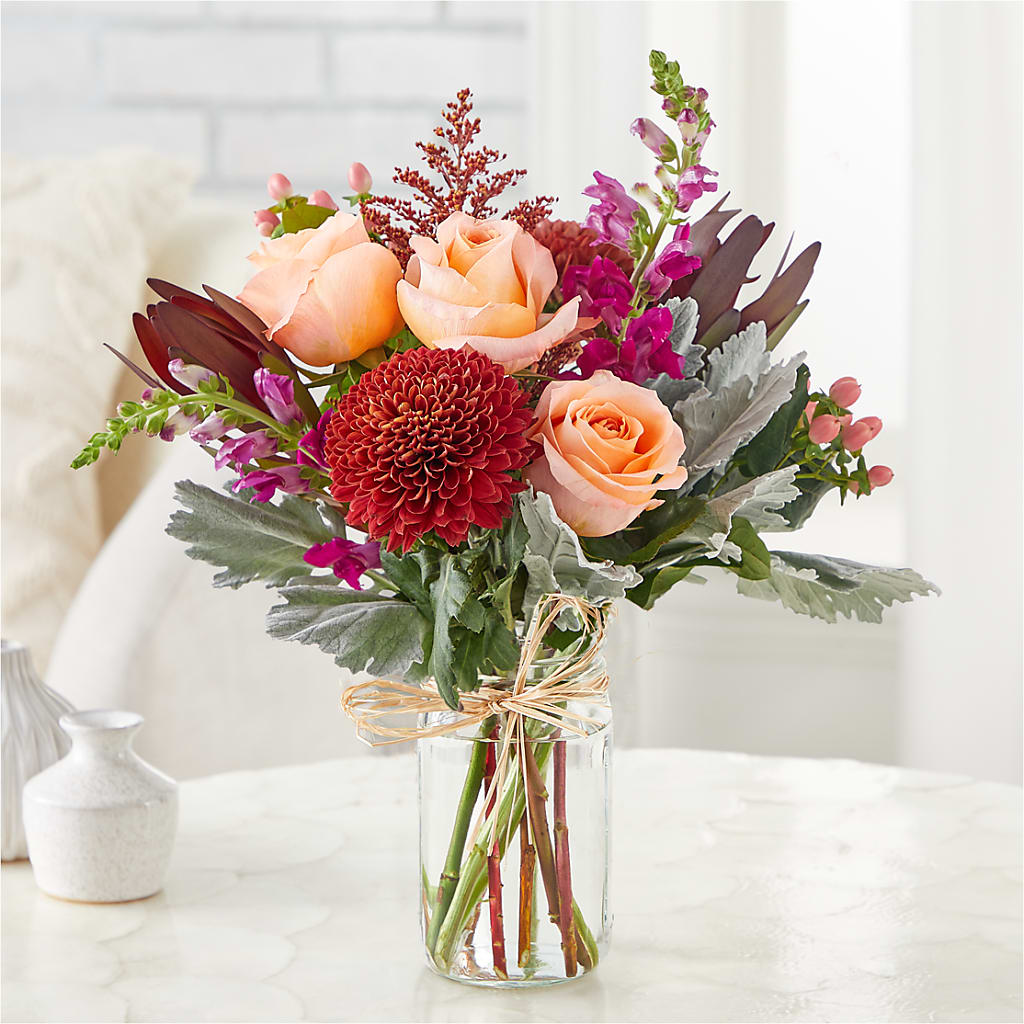 Moody Hues Bouquet –  Minish And Potts Llc, Crestwood KY