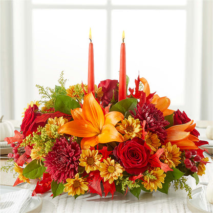 Autumn's Embrace Centerpiece –  Minish And Potts Llc, Crestwood KY