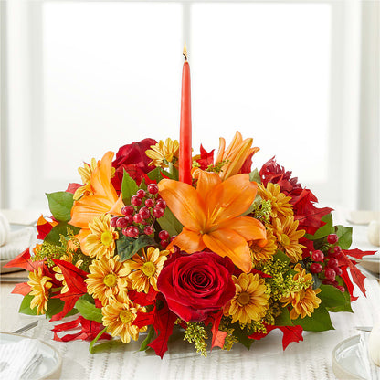 Autumn's Embrace Centerpiece –  Minish And Potts Llc, Crestwood KY