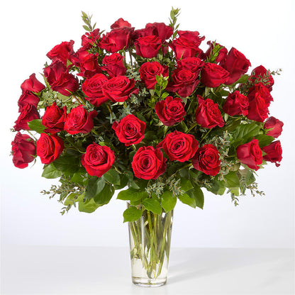 Forever Yours Fifty Stem Red Rose Bouquet –  Minish And Potts Llc, Crestwood KY